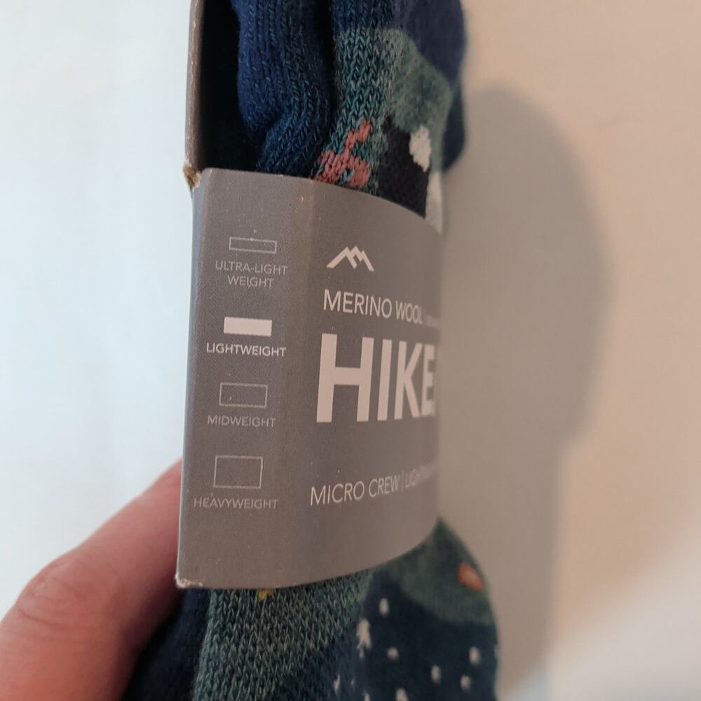 NWT Darn Tough Vermont Socks Sz M 7.5-9.5 Merino Wool Hike/Trek Micro Crew Bunny - Picture 5 of 5